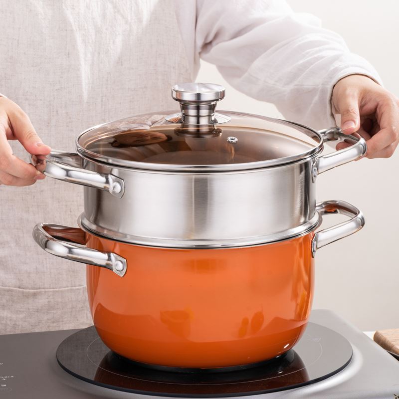 樂廚賀鯉-橙心呈意暖心蒸鍋