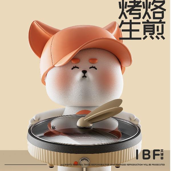IBF艾博菲OKOK烤烙生煎电热锅IBFD-056