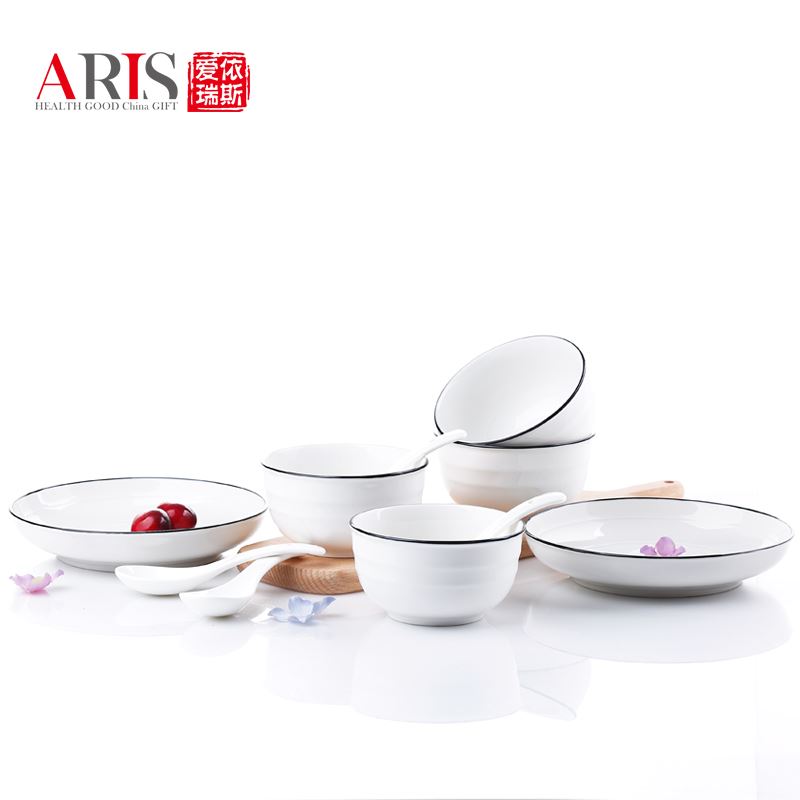 爱依瑞斯ARIS10头陶瓷餐具组合简约AS-D1015H