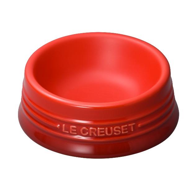 LeCreuset/酷彩宠物系列中型犬碗红色