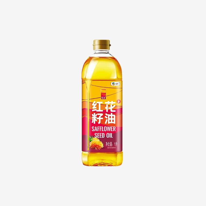 中粮悦润纯红花籽油1L（新老包装随机发货）