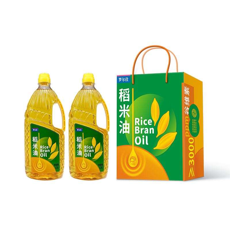 罗尔仕稻米油1.8L*2双瓶礼盒装