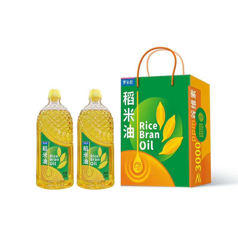 罗尔仕稻米油1.018L*2双瓶礼盒装
