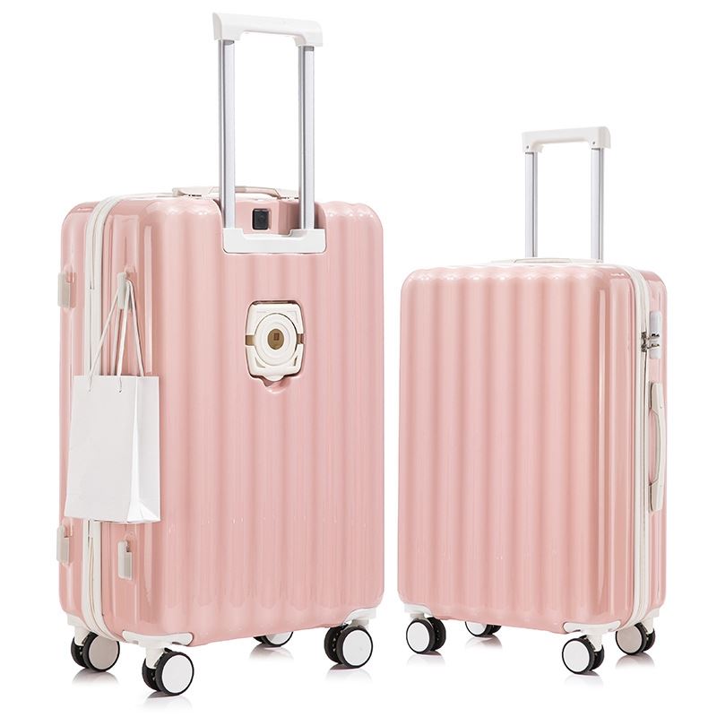 维多利亚旅行者水杯架拉杆箱USB充电行李箱旅行箱24寸102