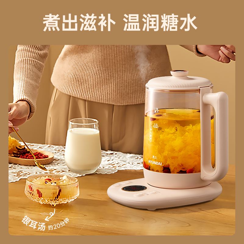HYUNDAI大容量煮茶器养生壶HD-518H