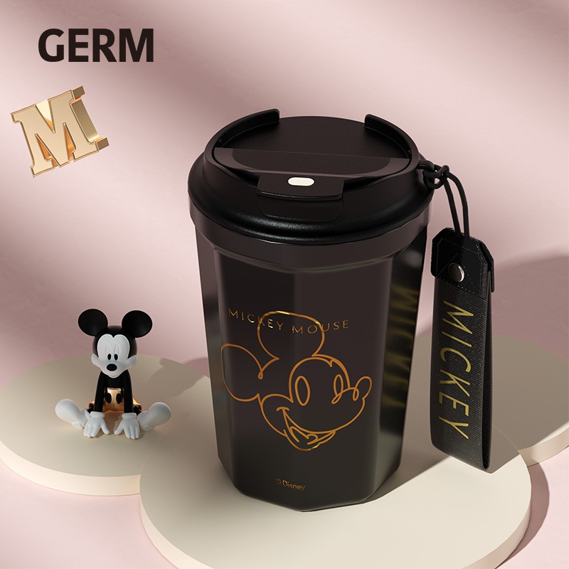 格沵（germ）米奇系列菱形咖啡杯(闪耀黑)