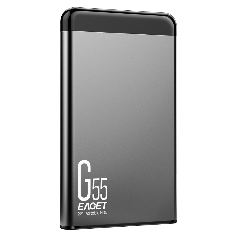 (EAGET)忆捷移动硬盘G55全金属存储高速防震2TB