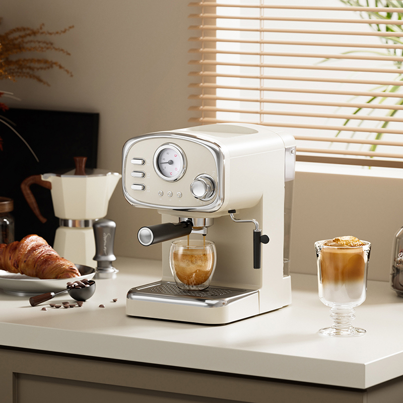 德世朗压力咖啡机（意式半自动）DDQ-KF225