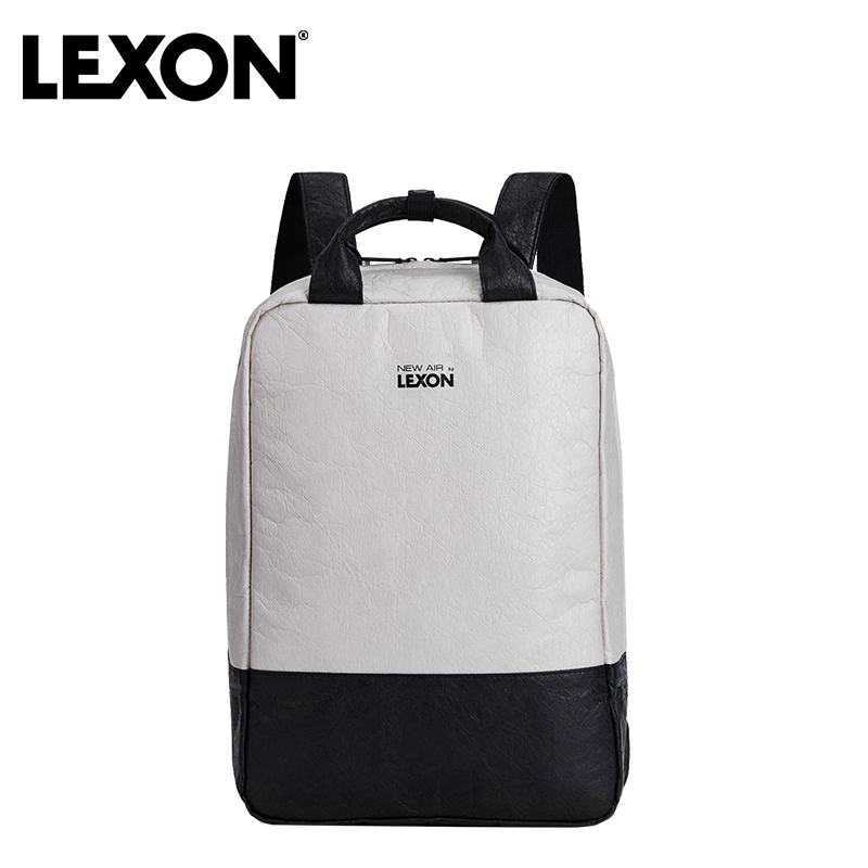 法国LEXON乐上环保防泼水抗撕纸双肩电脑包