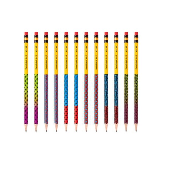 缤乐美木杆铅笔花色W2 HB六角笔杆