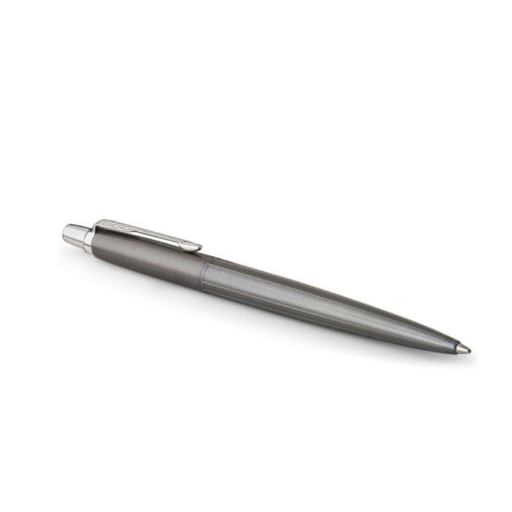 派克乔特豪华卡莱尔棕/豪华牛津灰细纹白夹凝胶水笔中性笔