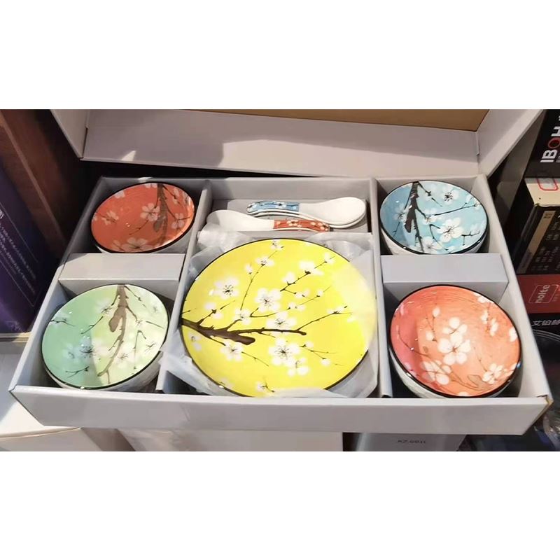 印彩浮雕系列陶瓷餐具礼盒