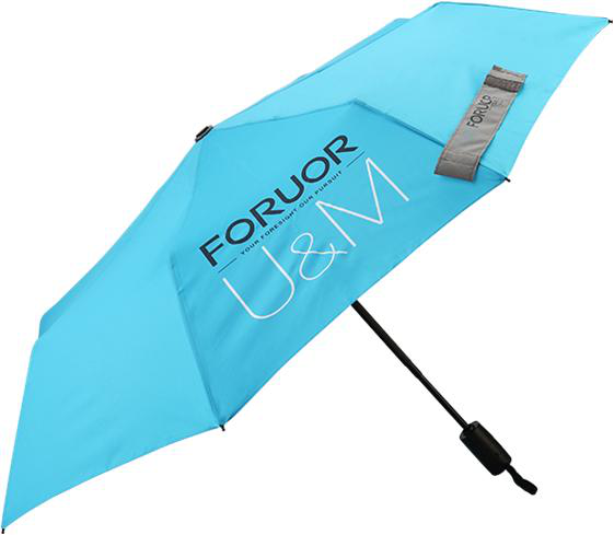 U&M 玻纤全自动折叠伞