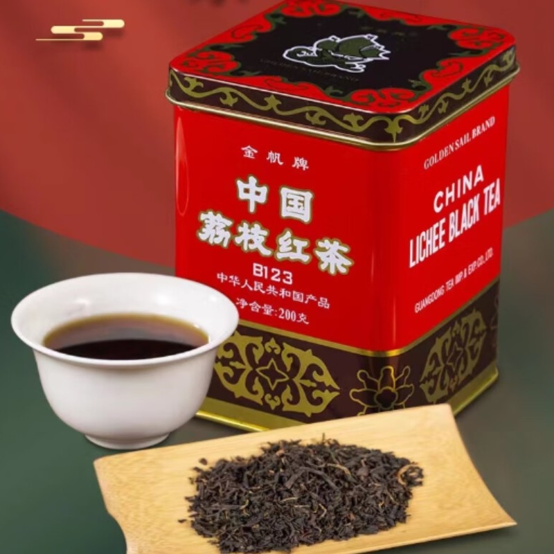 金帆中國荔枝紅茶200g濃香型春茶新茶