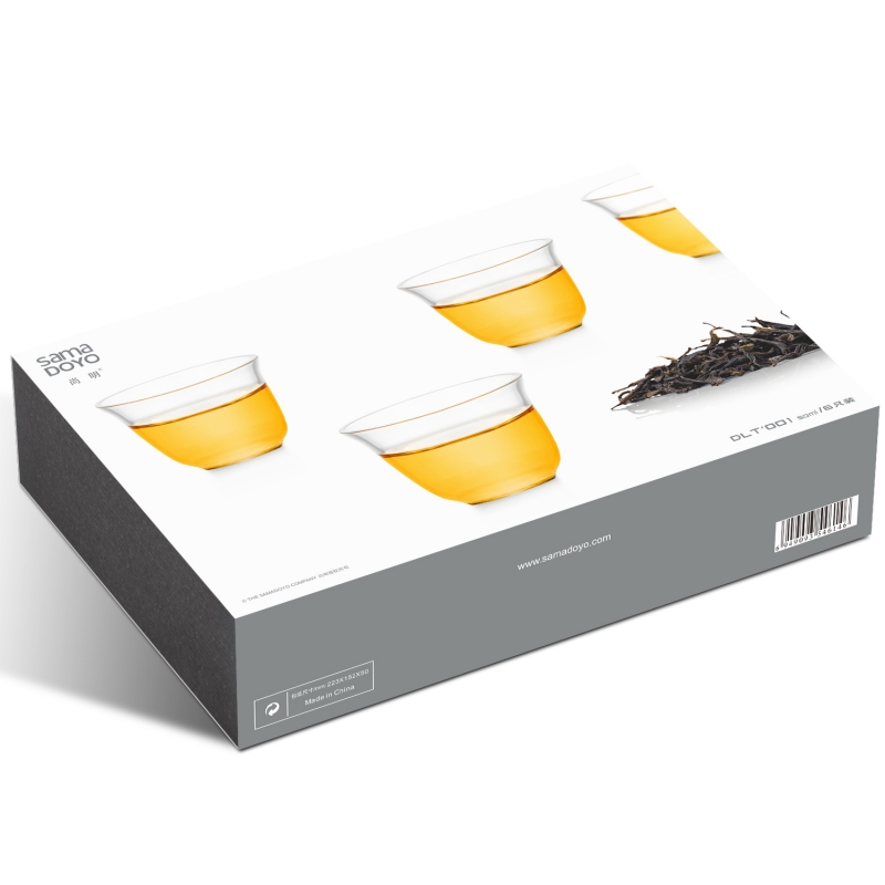 尚明高硼硅玻璃品茗小杯40mL六個(gè)裝