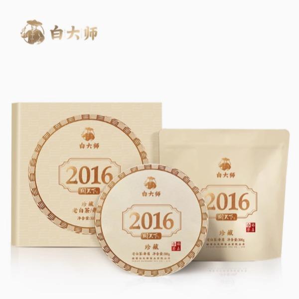 白大師-閱天下2016年壽眉茶餅(5餅裝)