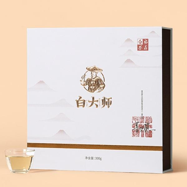 白大師2019年明前花香白毫銀針福鼎白茶茶餅茶葉餅裝300g