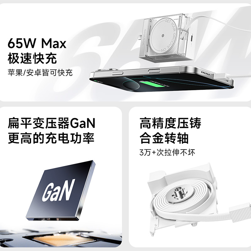 閃極-S4唱片充電器65W